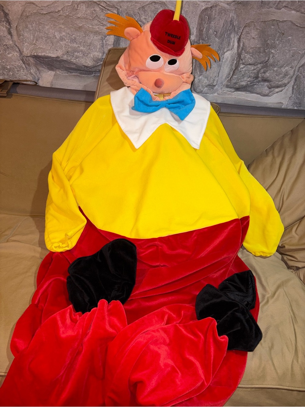vintage Disney Store Tweedle Dum costume from Alice in Wonderland